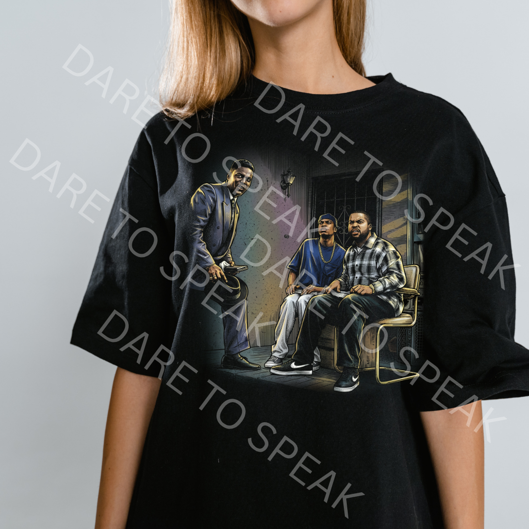 90s Movie Trio T-shirt mockup