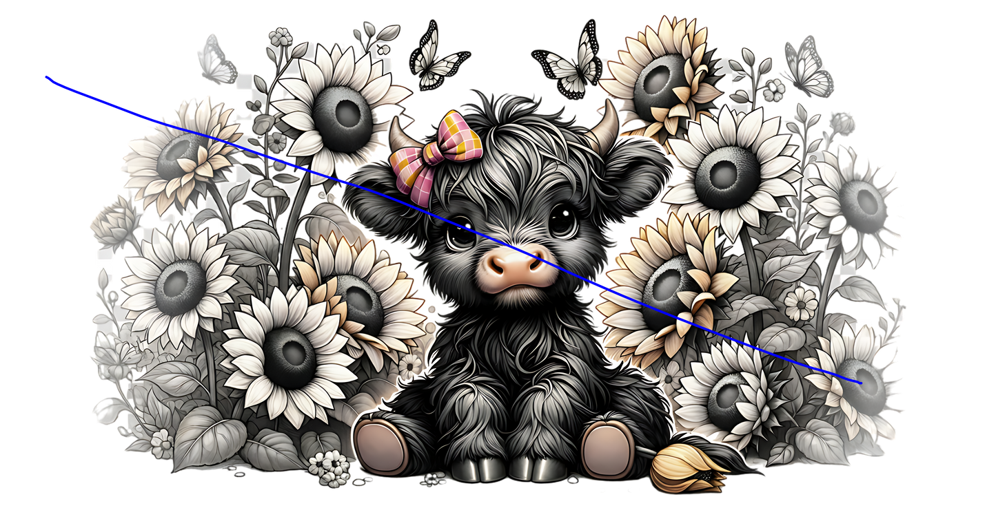 Highland cow Black