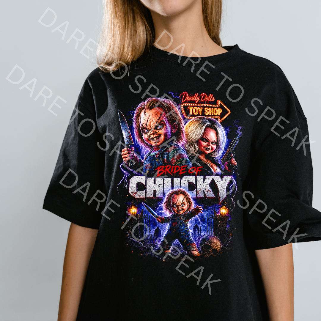 Bride of Chucky T-shirt mockup