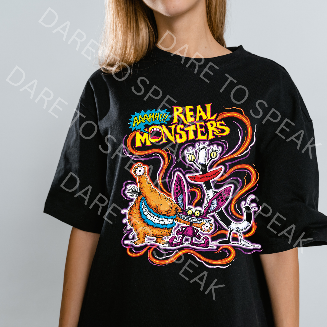 Aaahh Real Monsters T-shirt mockup