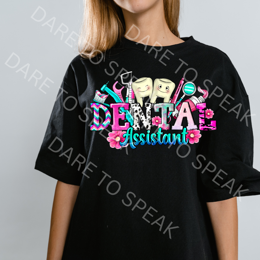 Dental Assistant T-shirt mockup