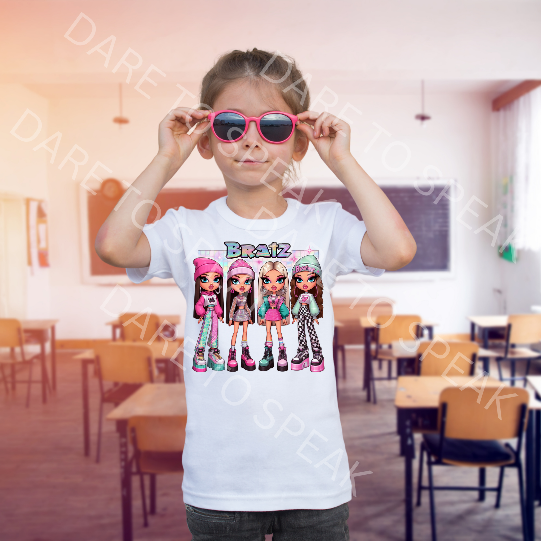 Bratz Dolls T-shirt mockup