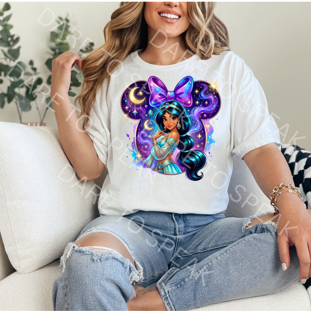Jasmine Butterfly T-shirt mockup