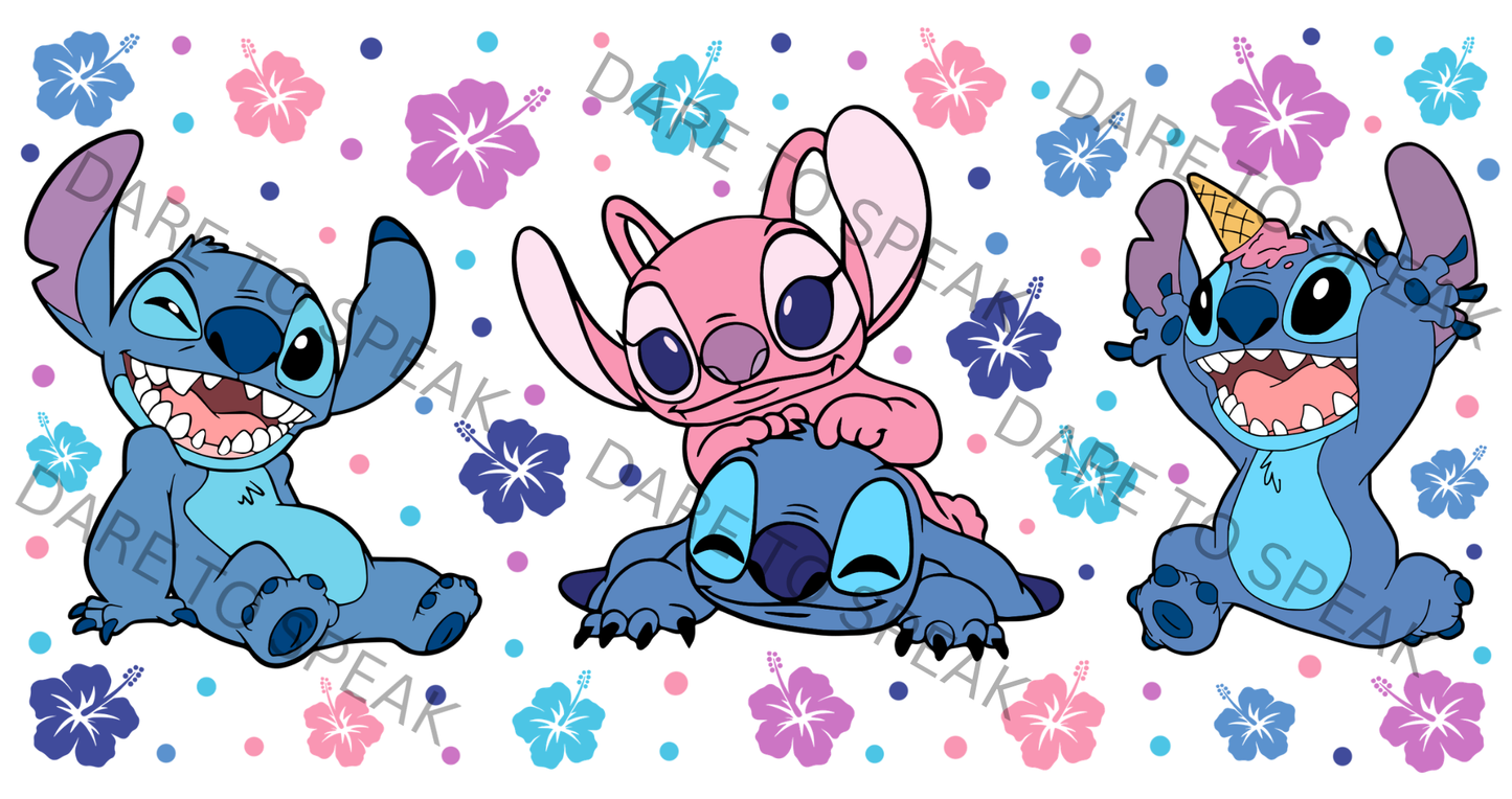 Blue and Pink