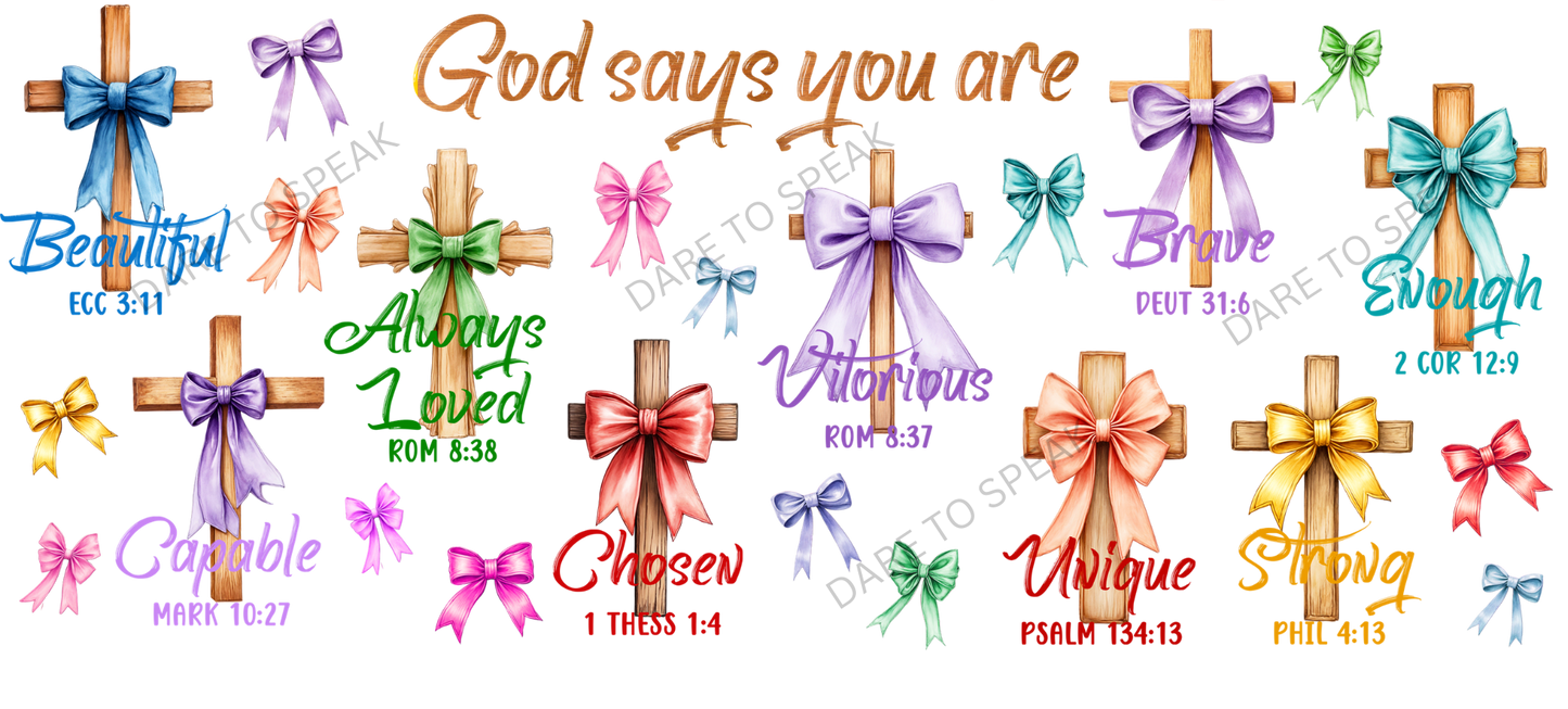 God Says you are