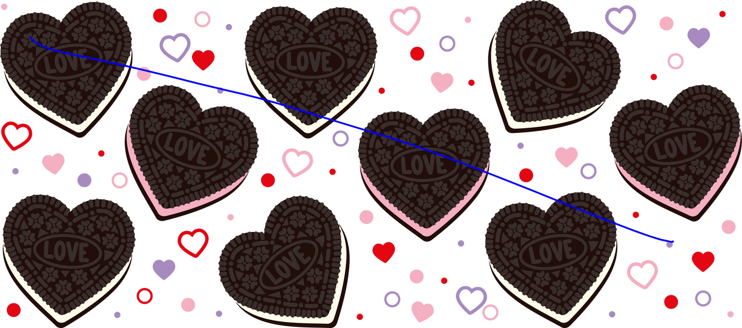 Heart oreos