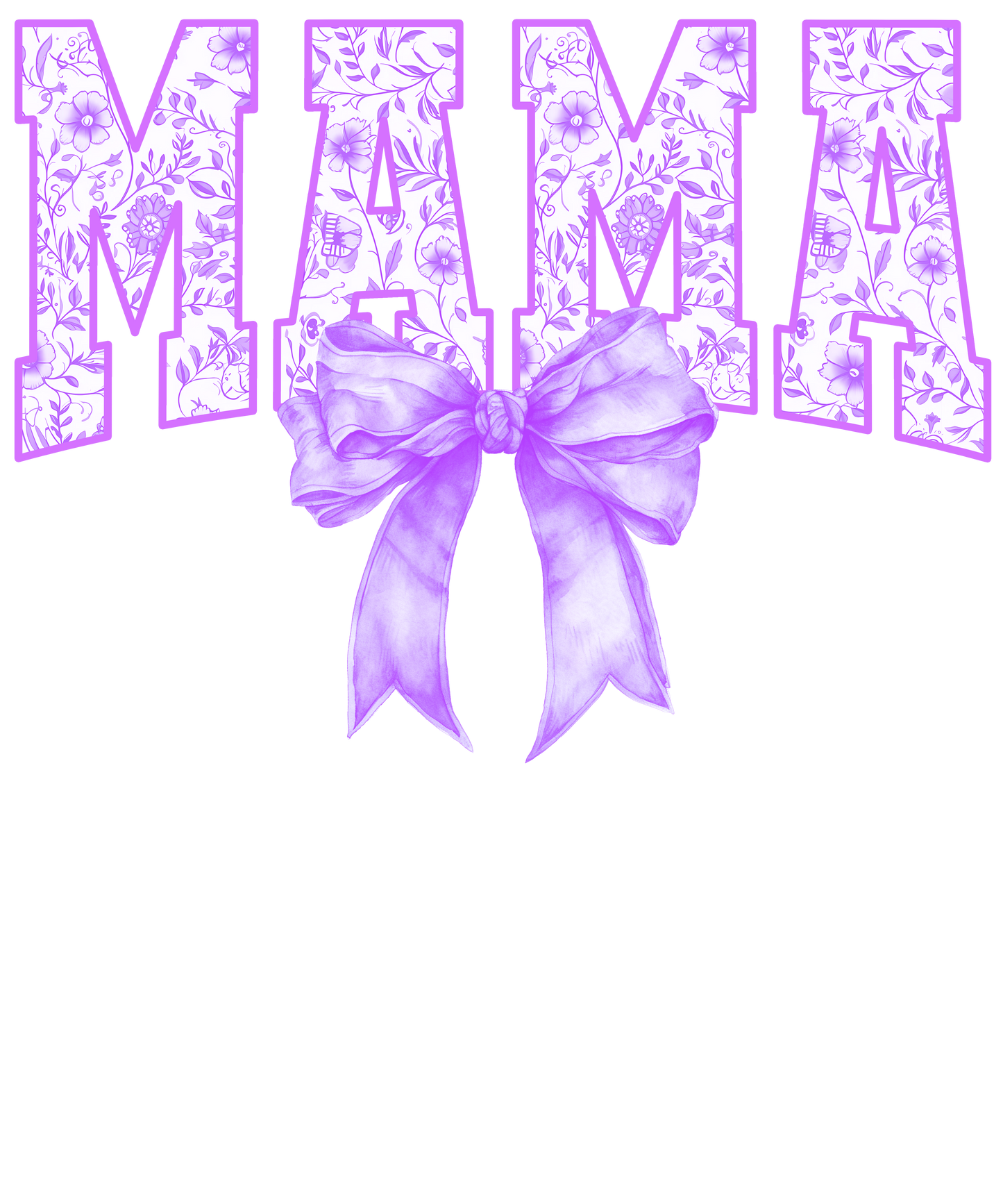 Mama Floral purple