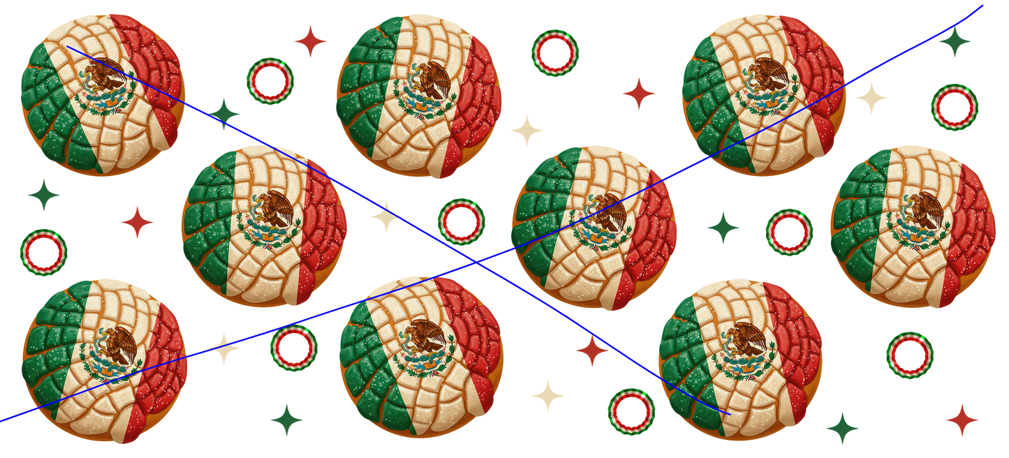 Conchas Mexican flag