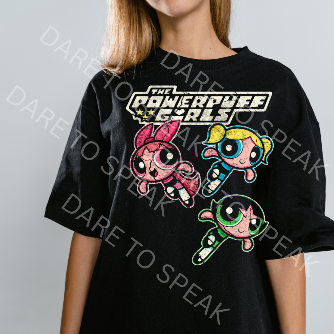 Powerpuff Girls T-shirt mockup