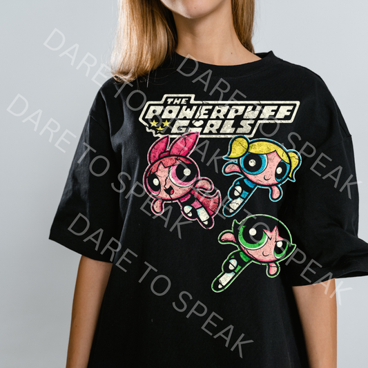 Powerpuff Girls T-shirt mockup