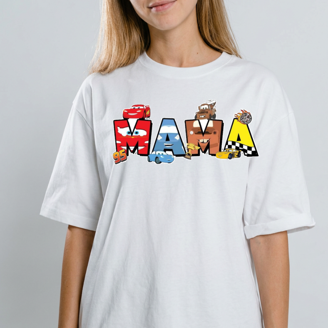 Cars Mama T-shirt mockup