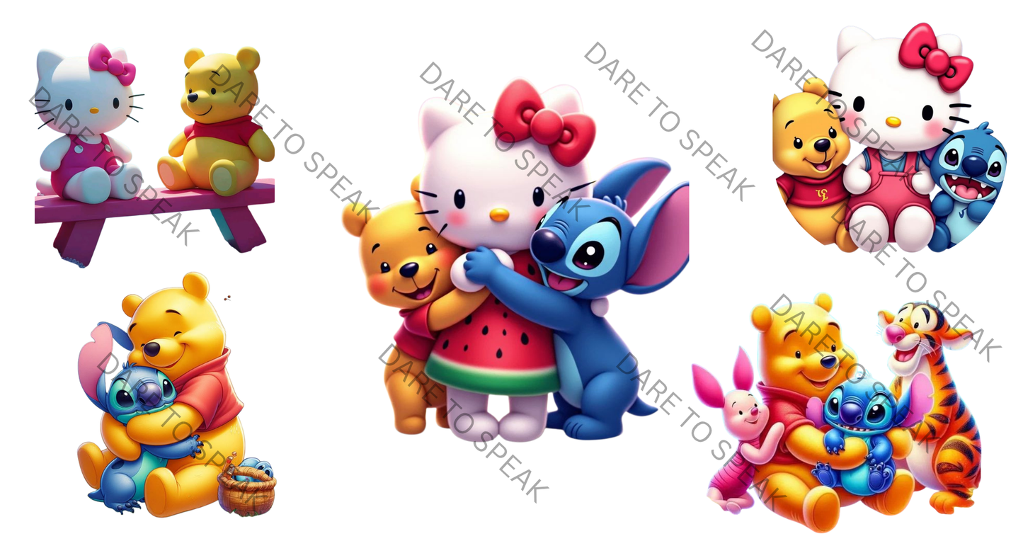 blue kitty pooh