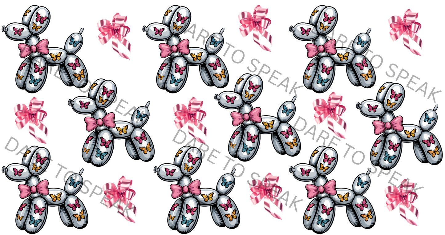 Butterfly Balloon Dog