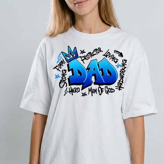 Dad Graffiti T-shirt mockup