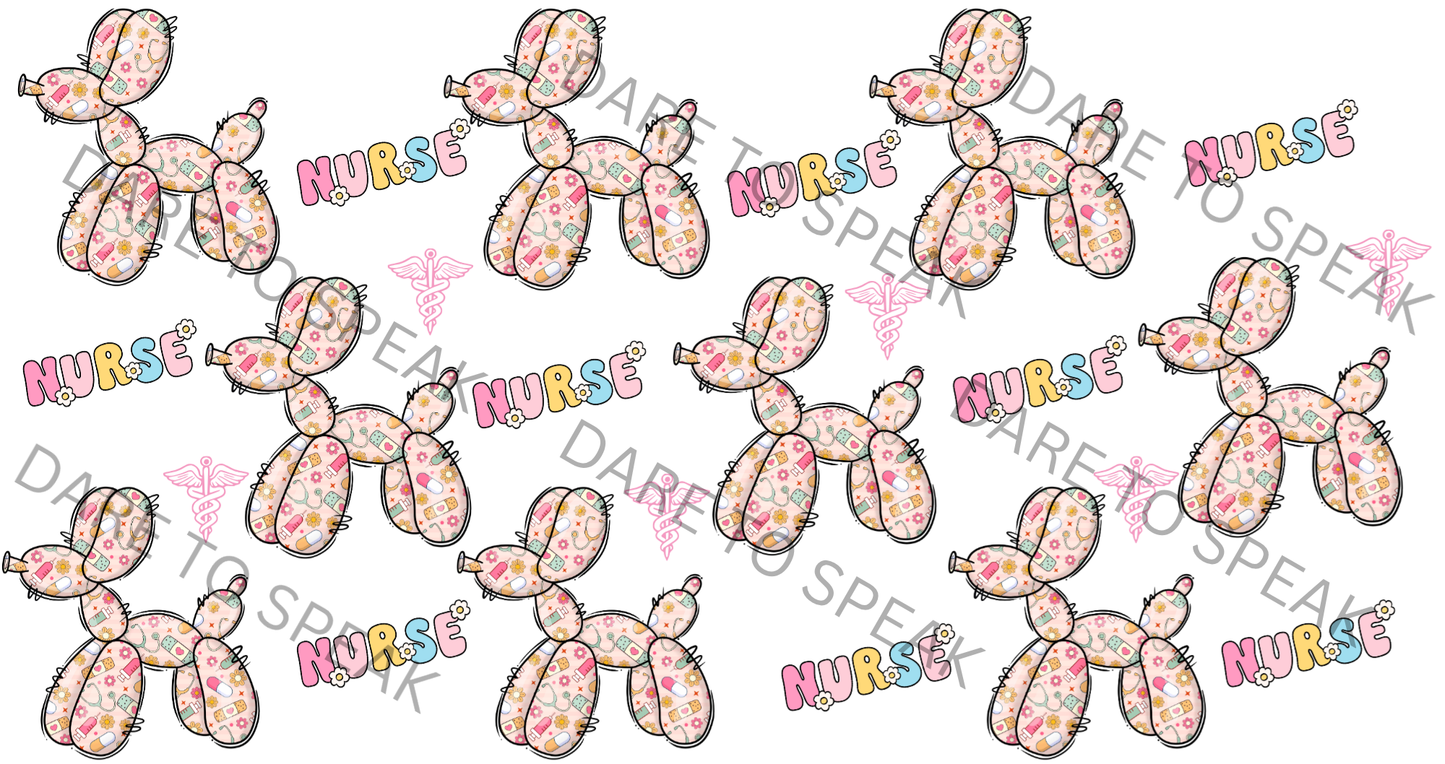 Nurse Balloon Dog