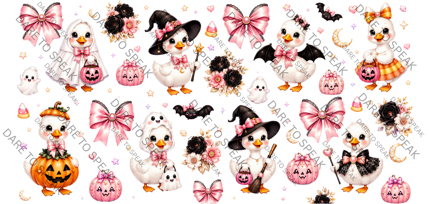 Pink Duck halloween