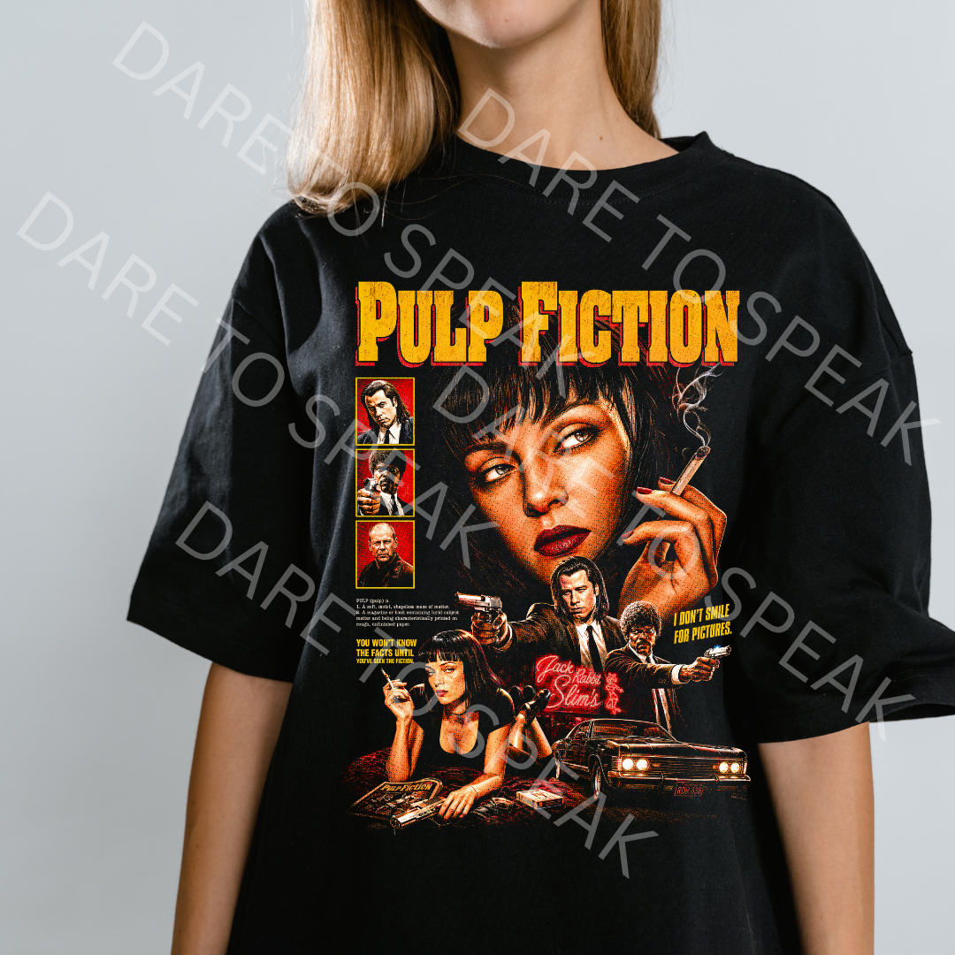 Pulp Fiction T-shirt mockup