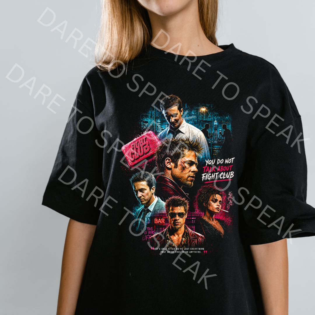 Fight Club T-shirt mockup