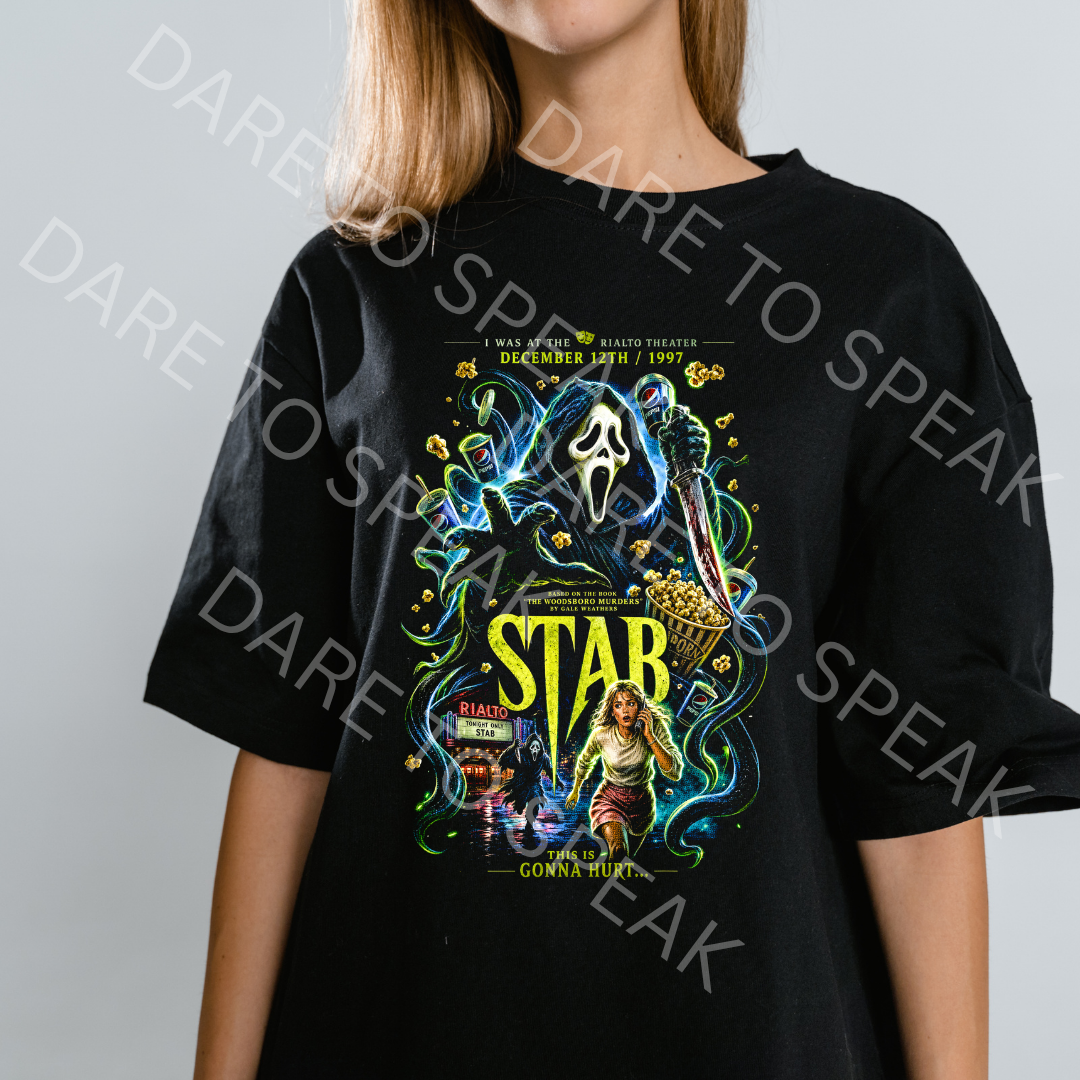 Stab Ghostface T-shirt mockup
