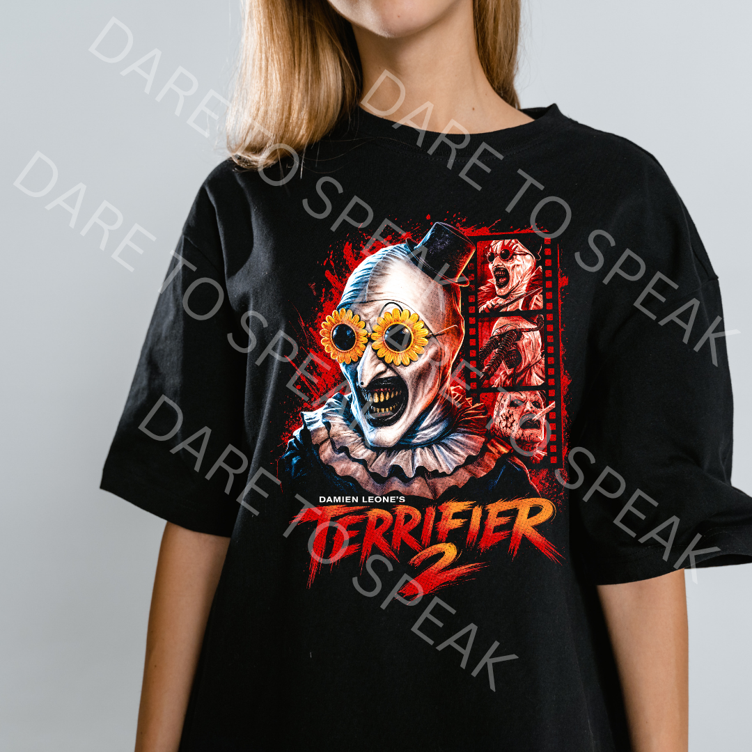 Terrifier 2 T-shirt mockup