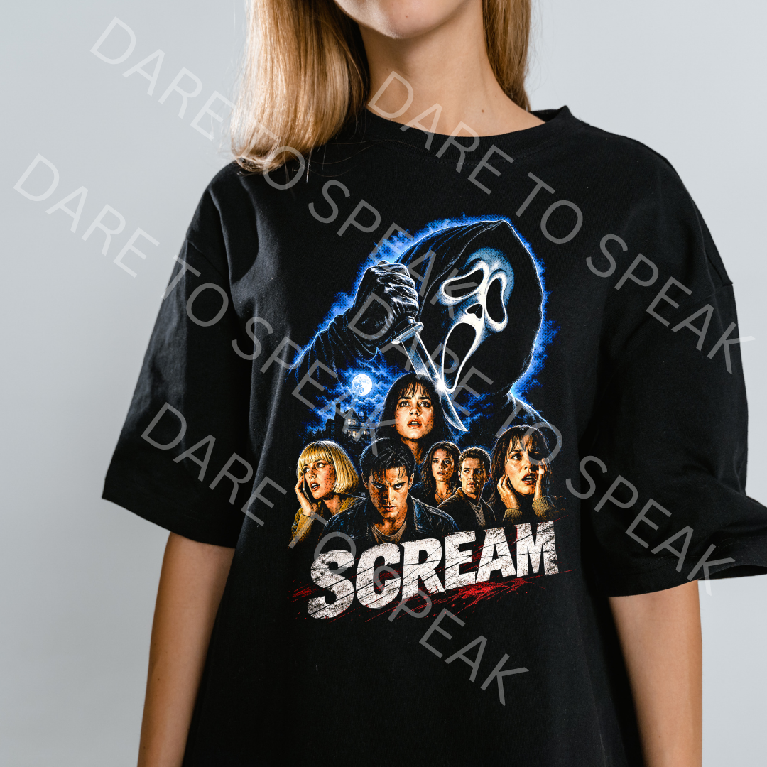 Scream T-shirt mockup