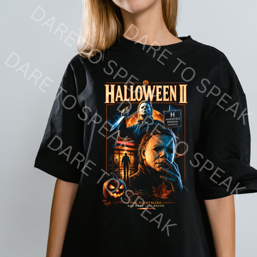 Halloween II T-shirt mockup