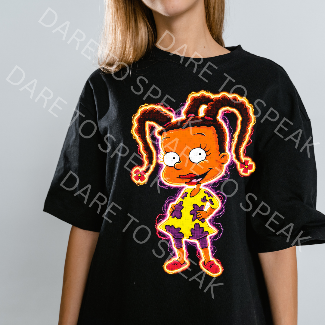 Angelica Pickles Neon T-shirt mockup