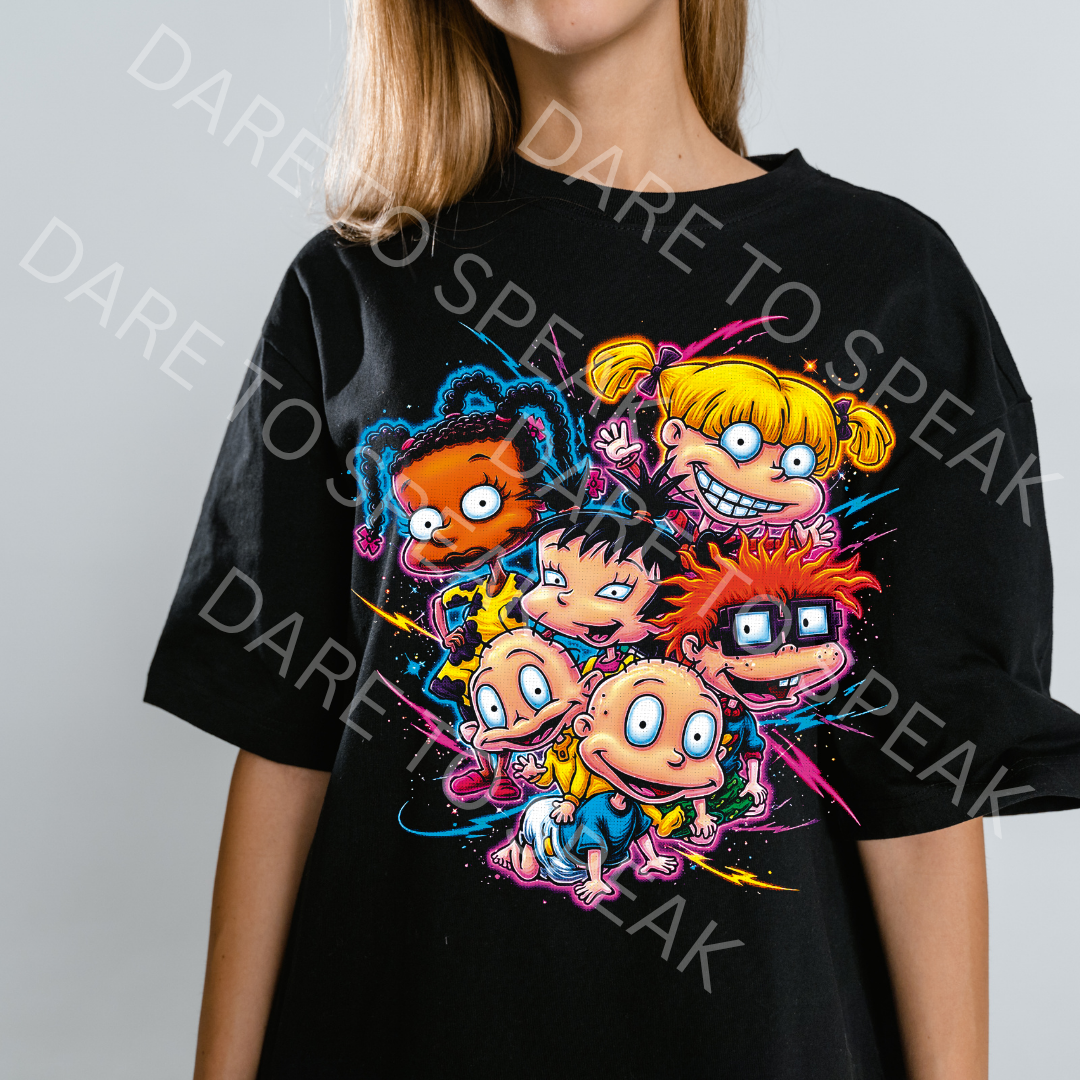 Rugrats Neon T-shirt mockup