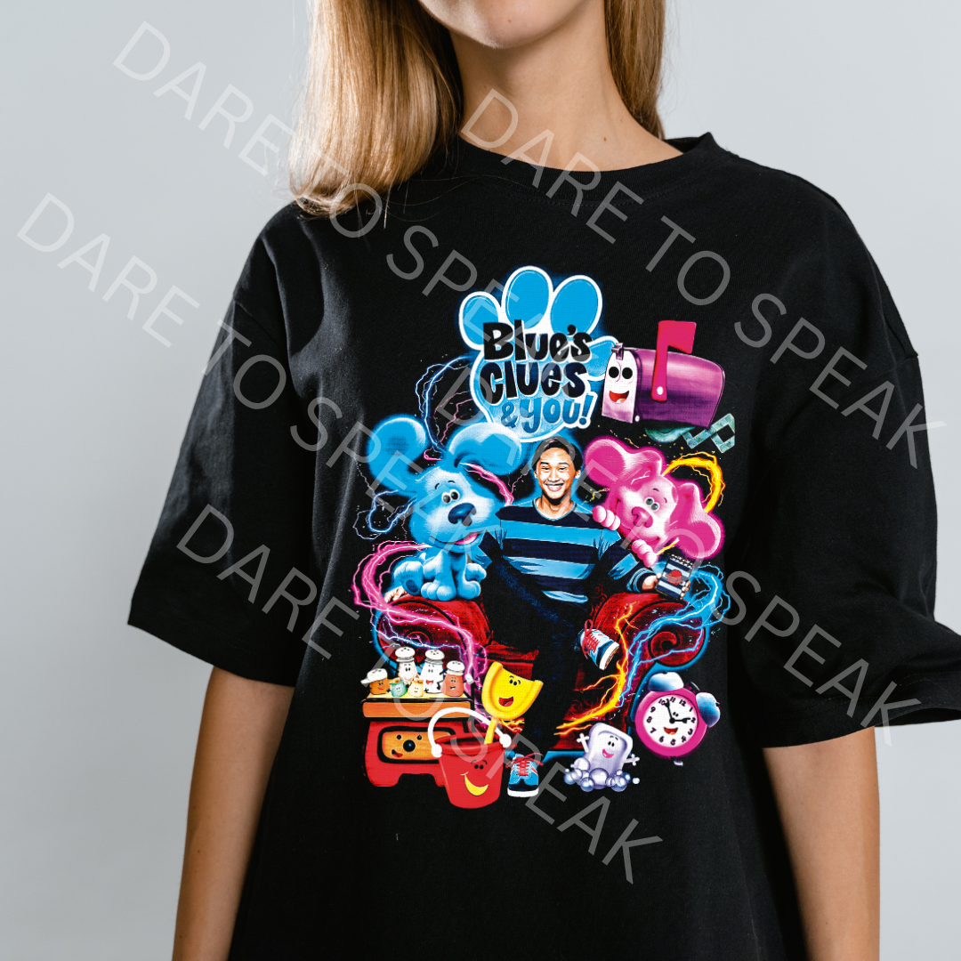 Blue's Clues and You T-shirt mockup