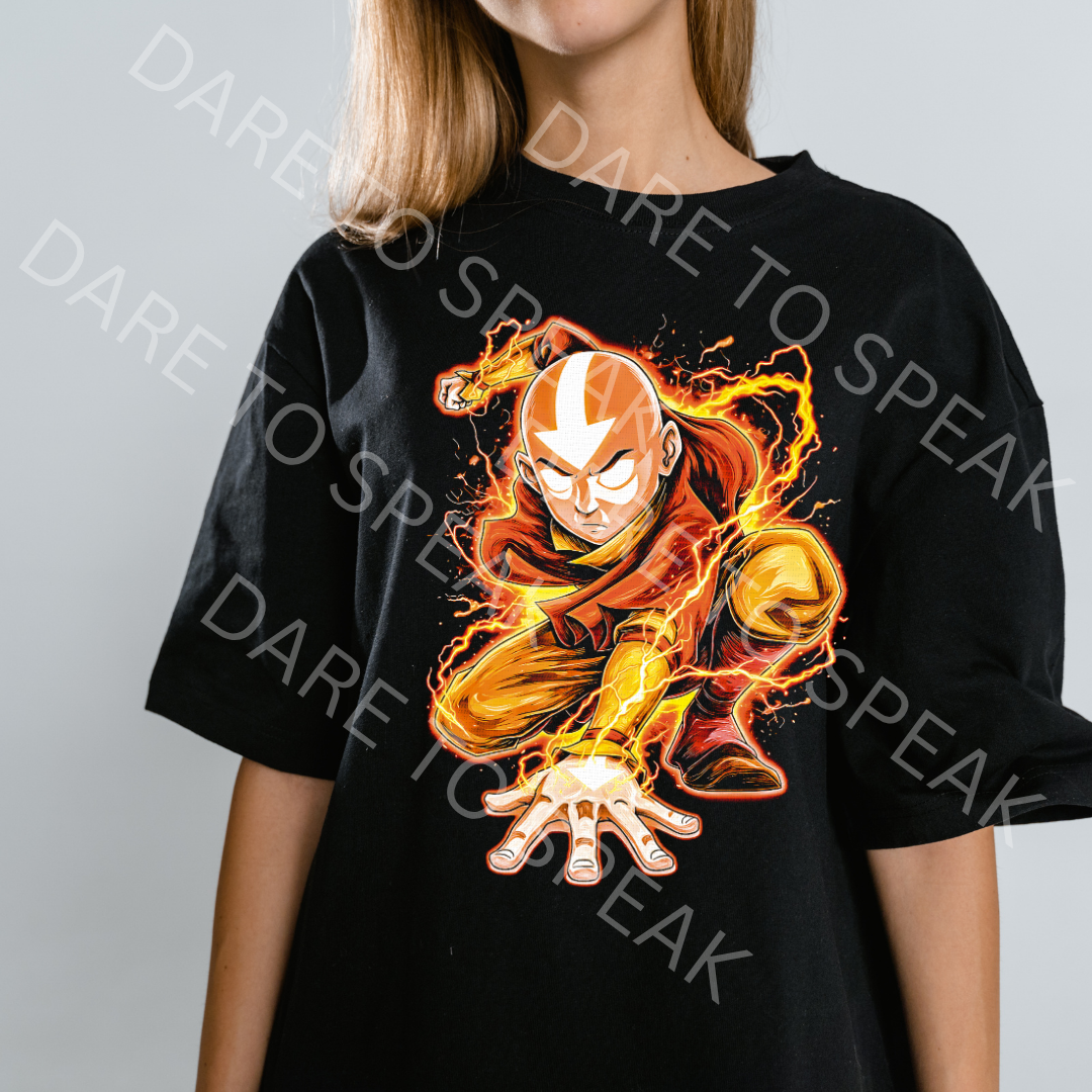 Avatar Aang Fire T-shirt mockup