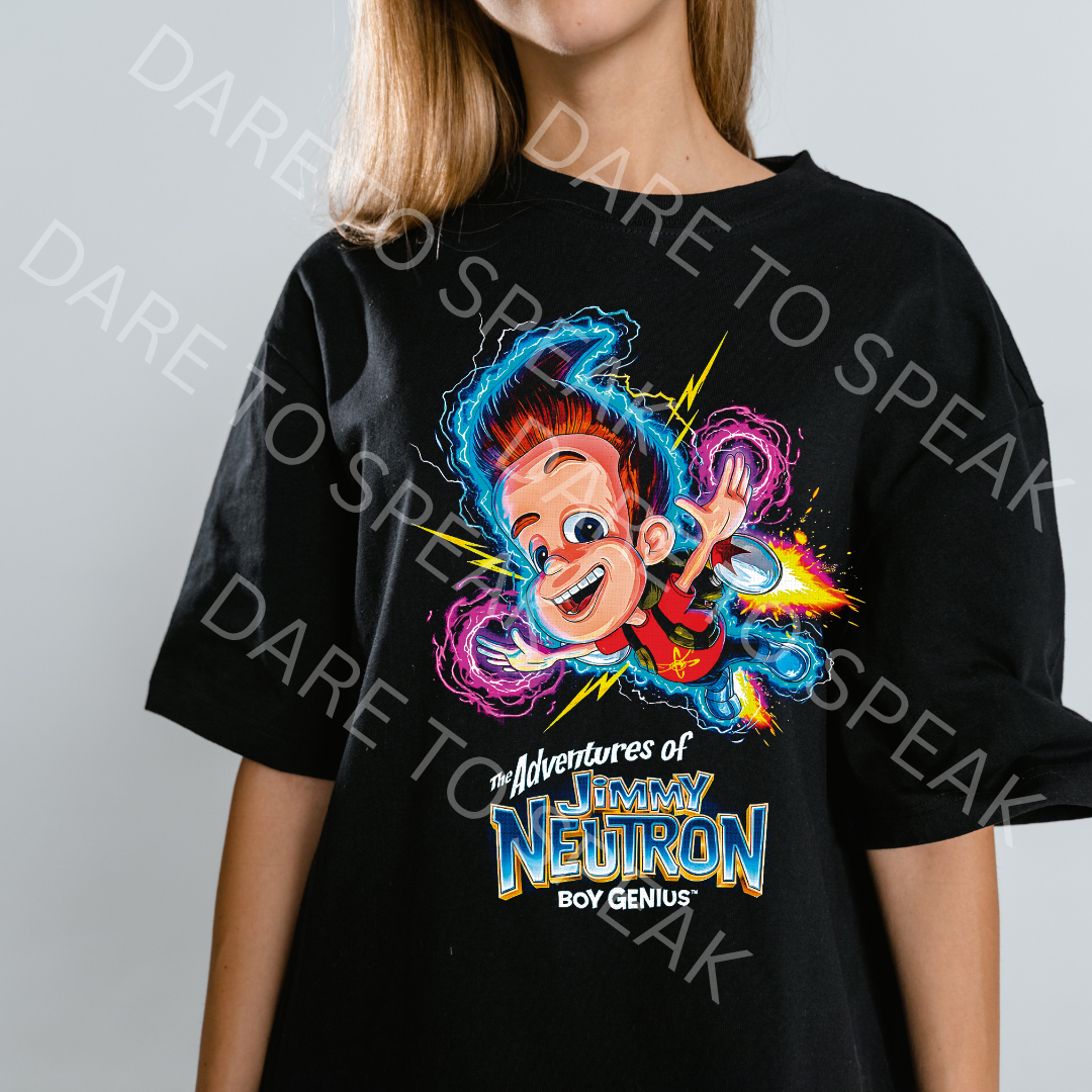 Jimmy Neutron Boy Genius T-shirt mockup