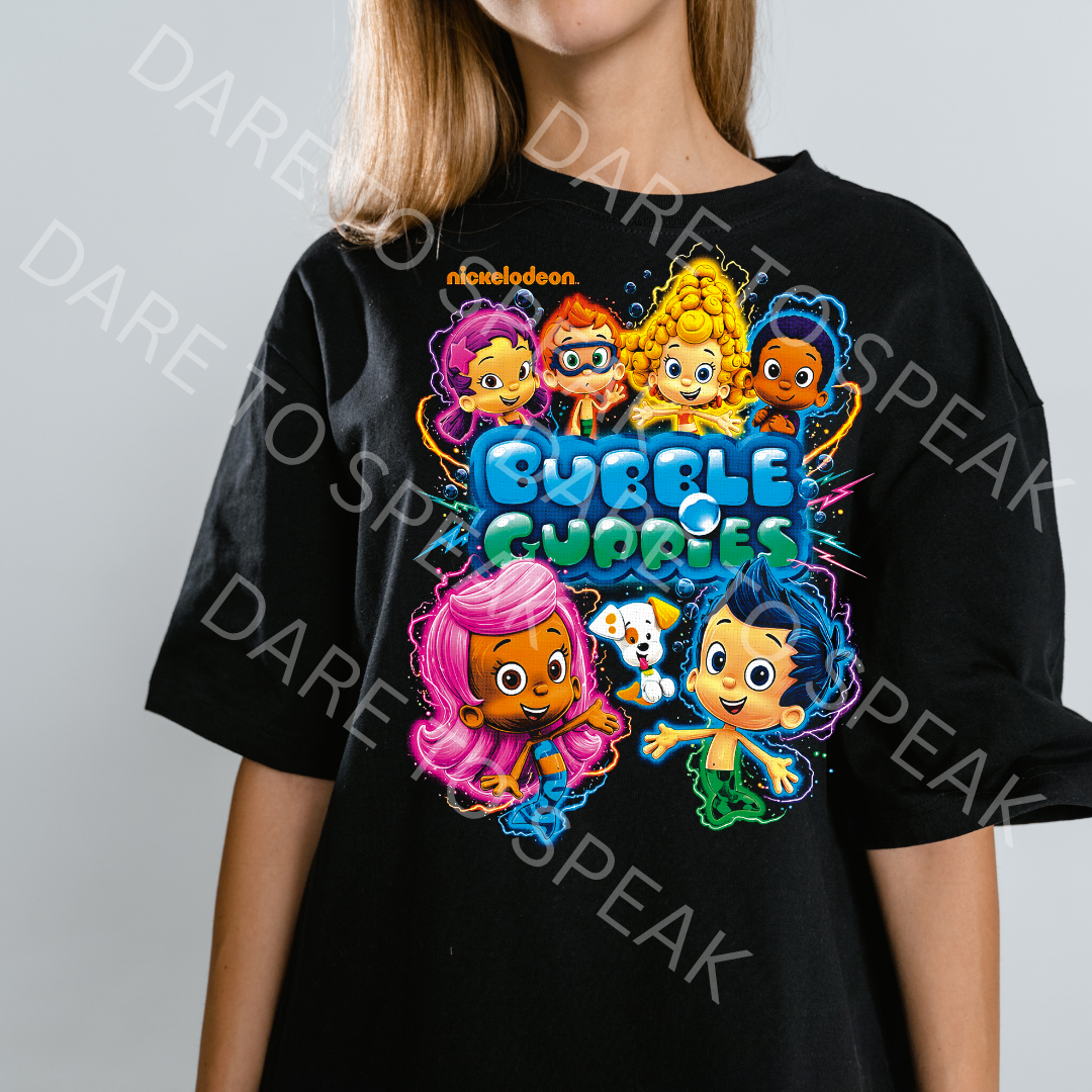 Bubble Guppies T-shirt mockup