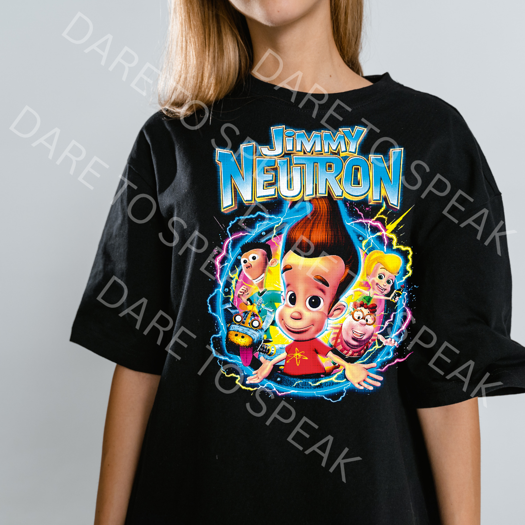 Jimmy Neutron T-shirt mockup