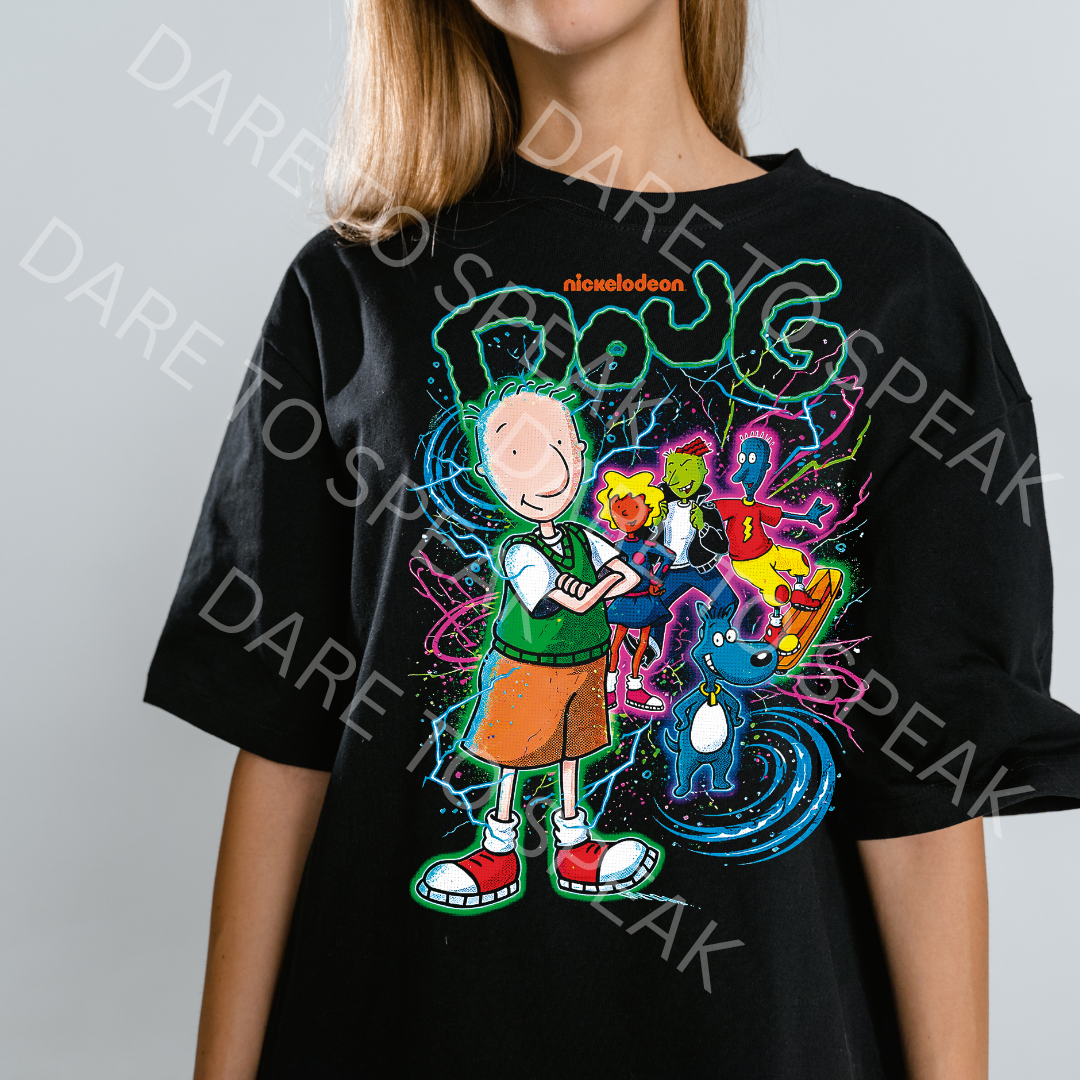 Doug T-shirt mockup