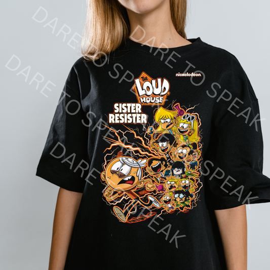 The Loud House Sister Resister T-shirt mockup