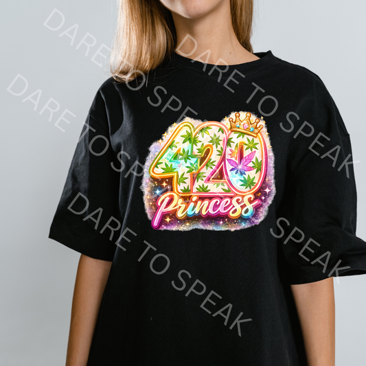 420 Princess T-shirt mockup