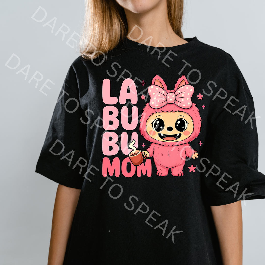 Labubu Mom T-shirt mockup