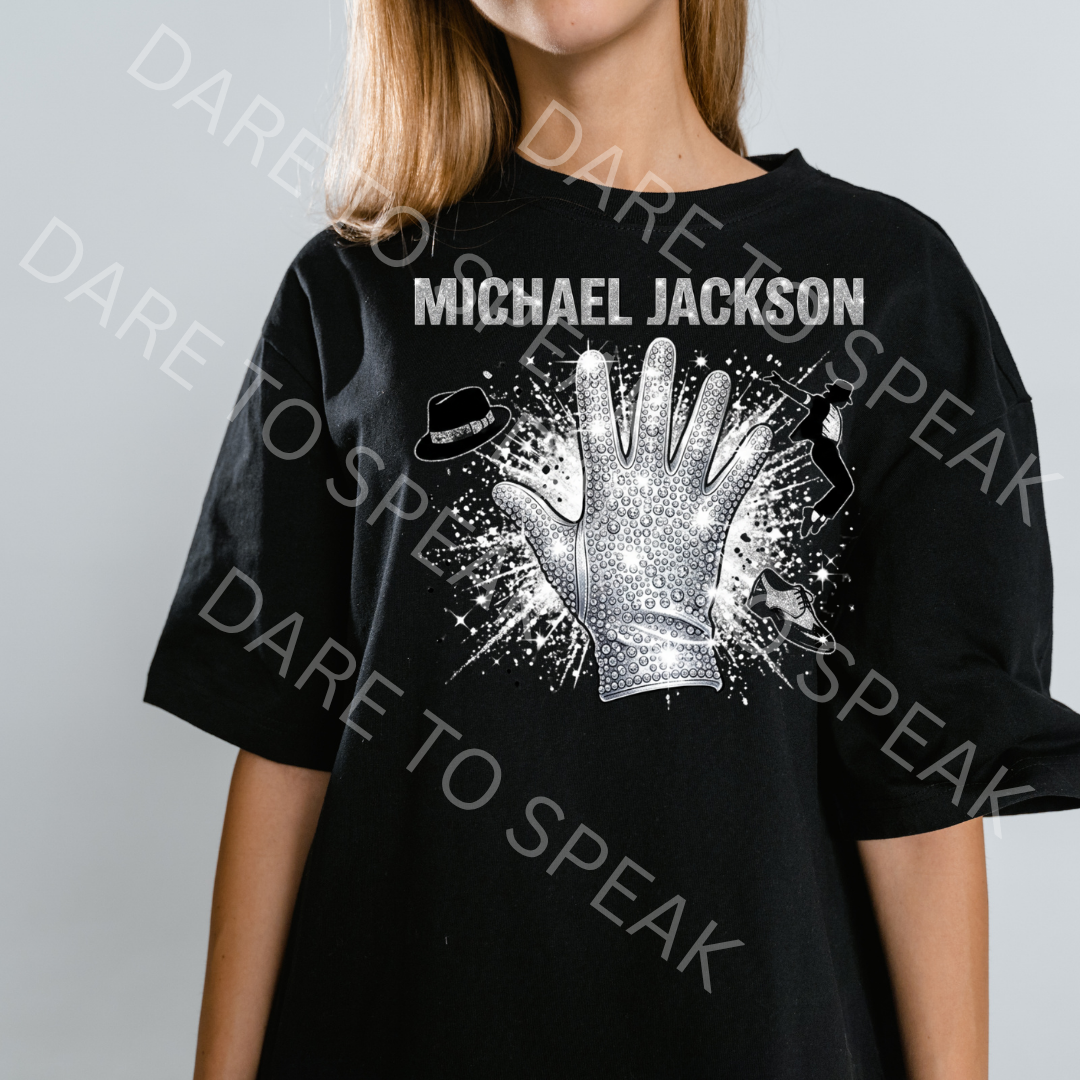 Michael Jackson Glove T-shirt mockup