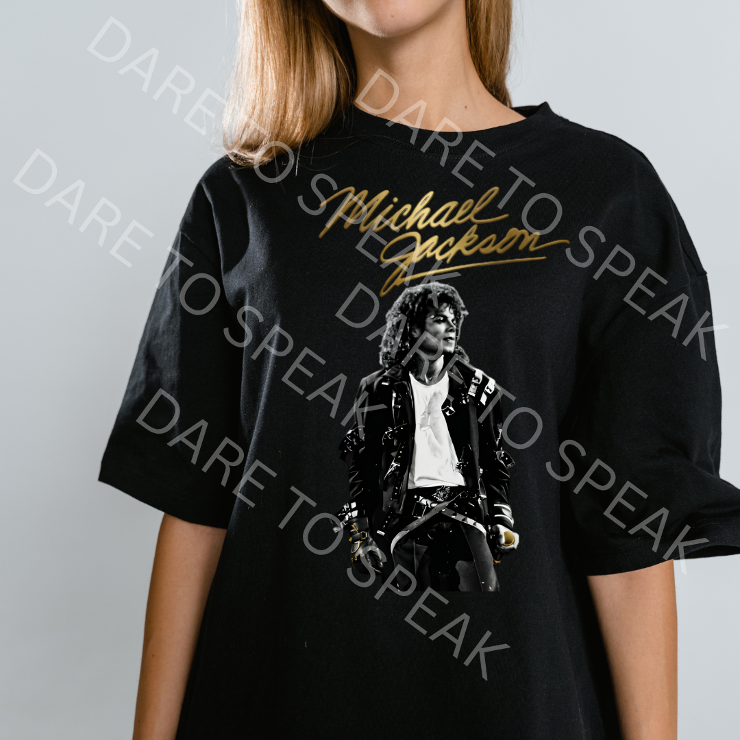 Michael Jackson Portrait T-shirt mockup