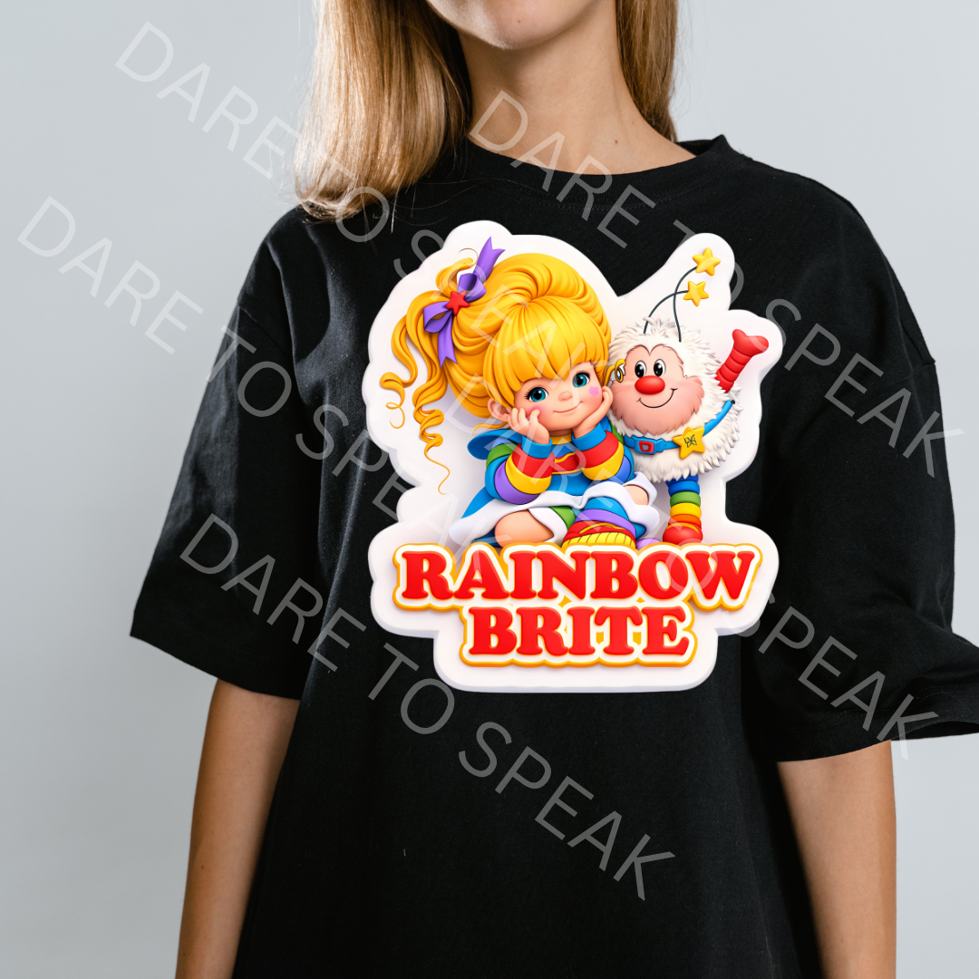 Rainbow Brite T-shirt mockup