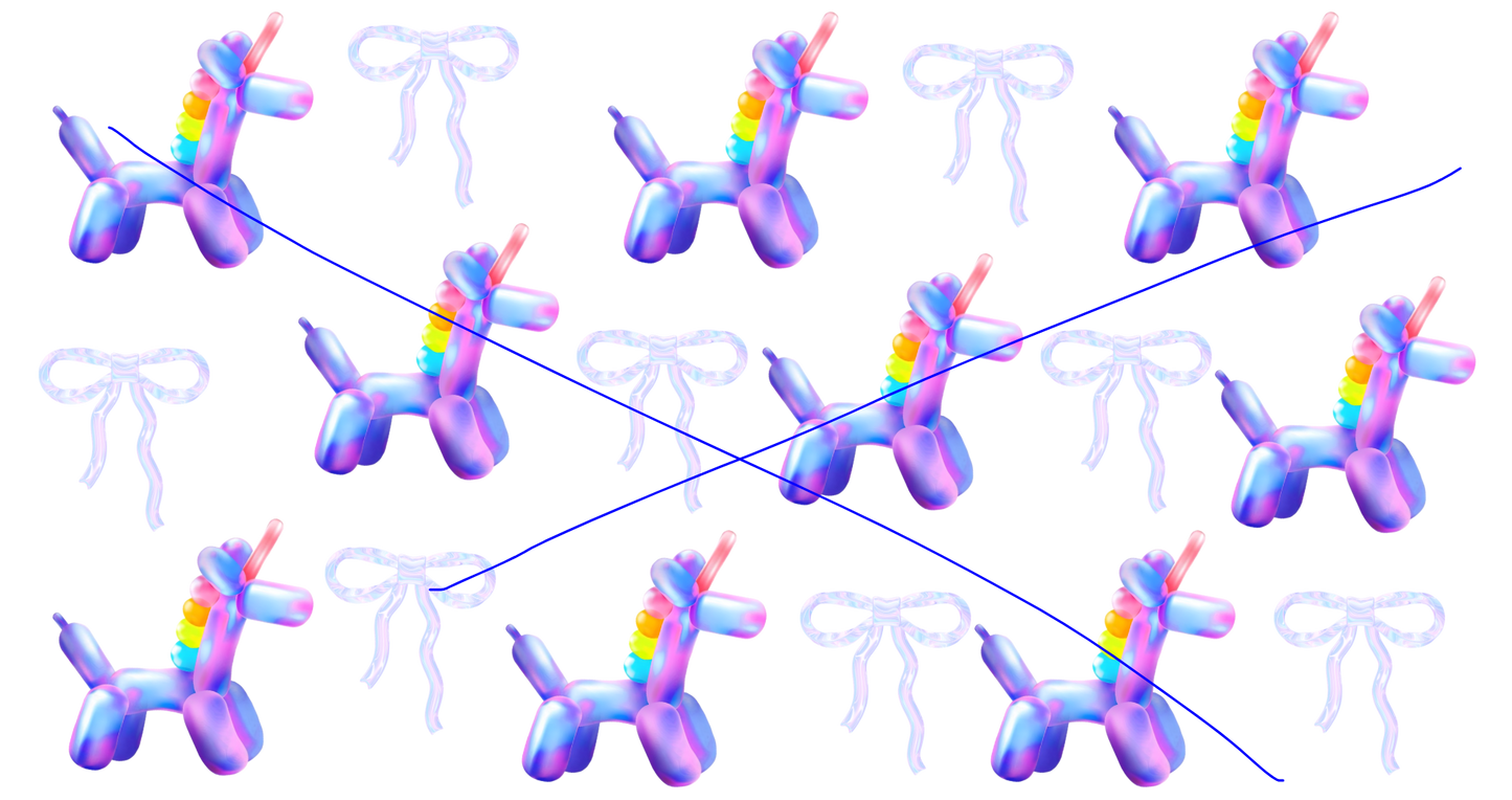 Unicorn Balloon Dog 1