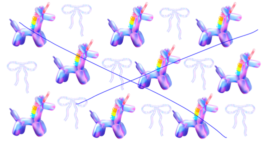 Unicorn Balloon Dog 1