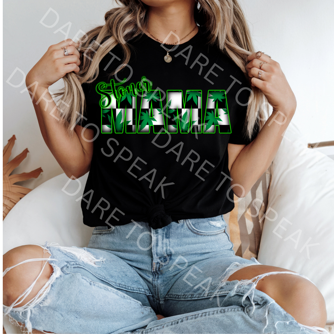 Soccer Mama Green T-shirt mockup