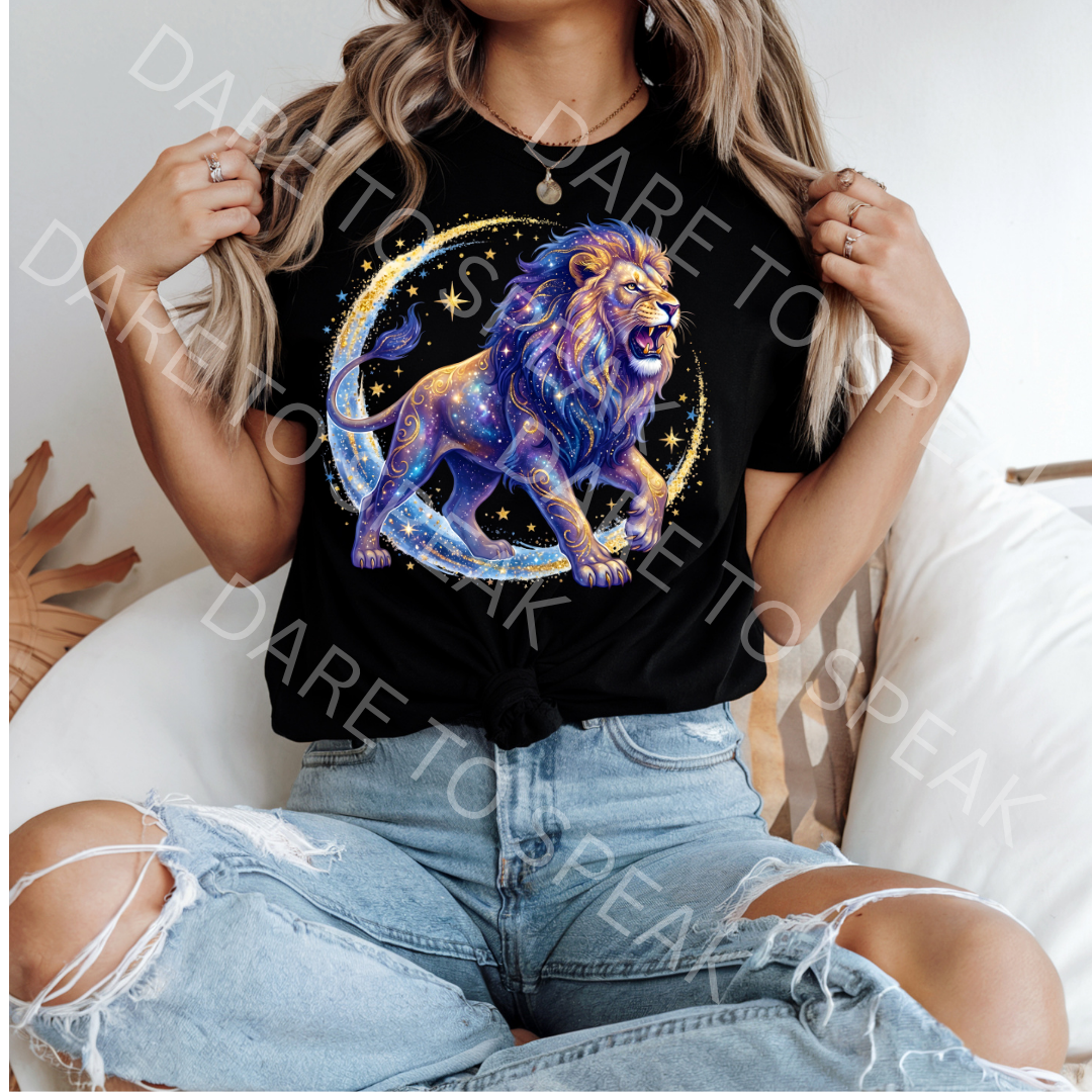 Leo Celestial T-shirt mockup