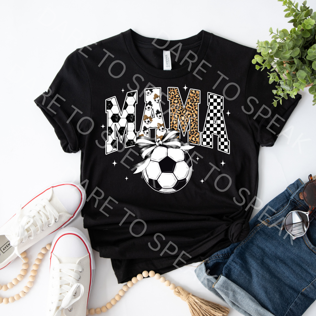 Mama Soccer T-shirt mockup
