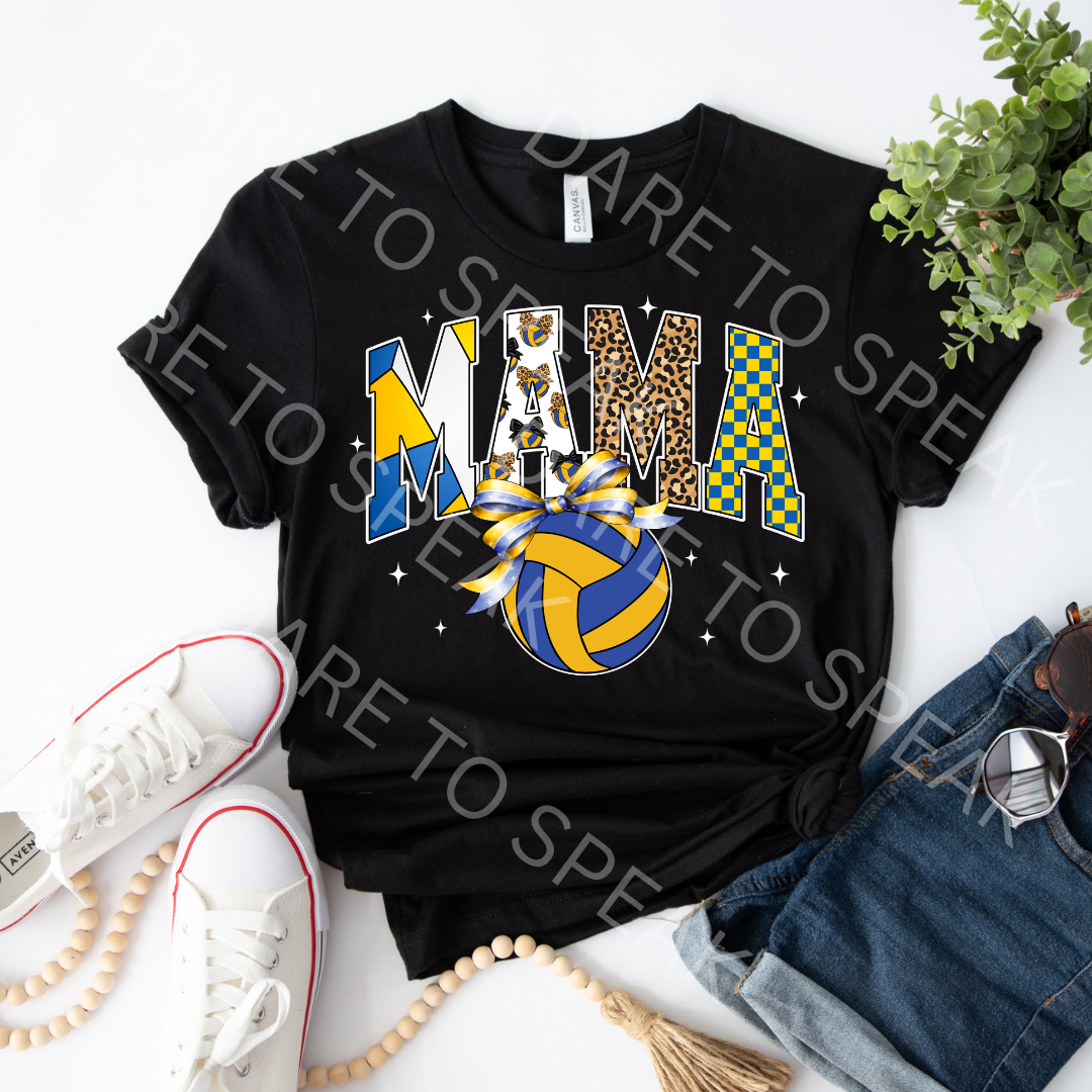Mama Volleyball T-shirt mockup
