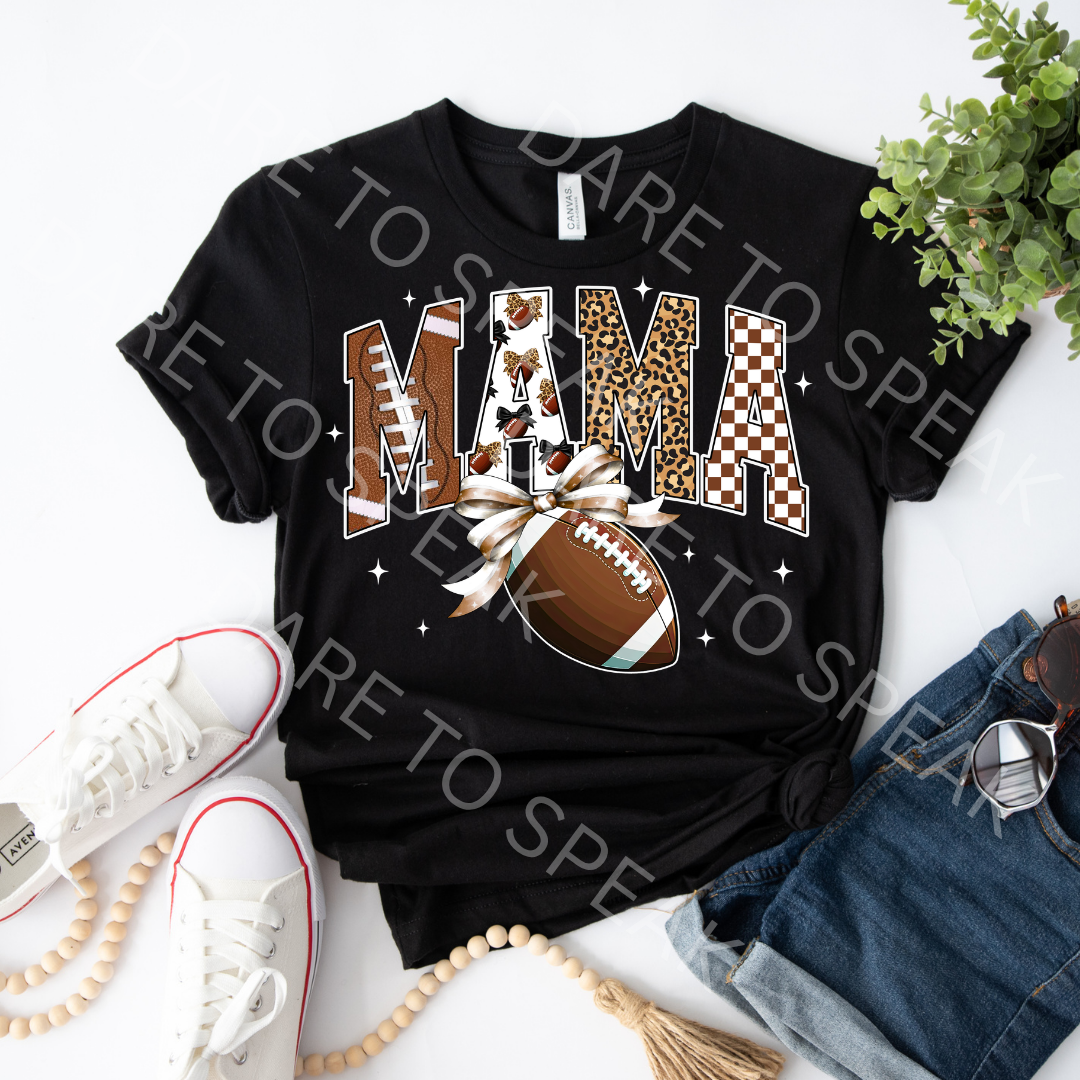 Mama Football T-shirt mockup