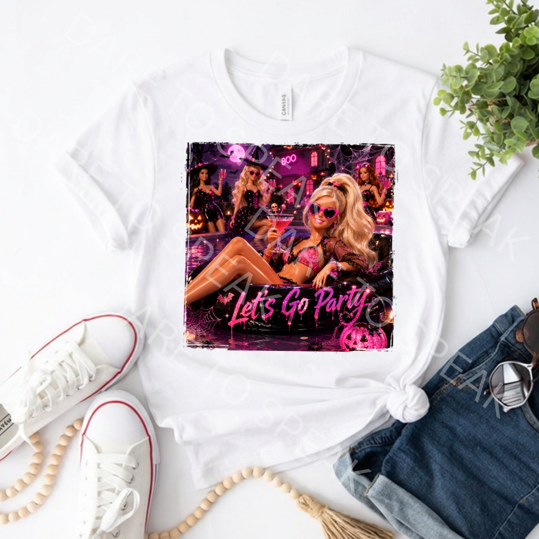 Let's Go Party T-shirt mockup