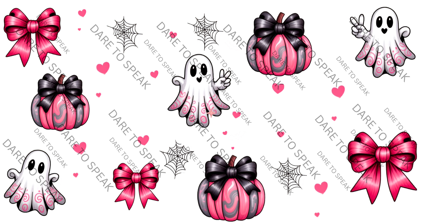pink & black halloween