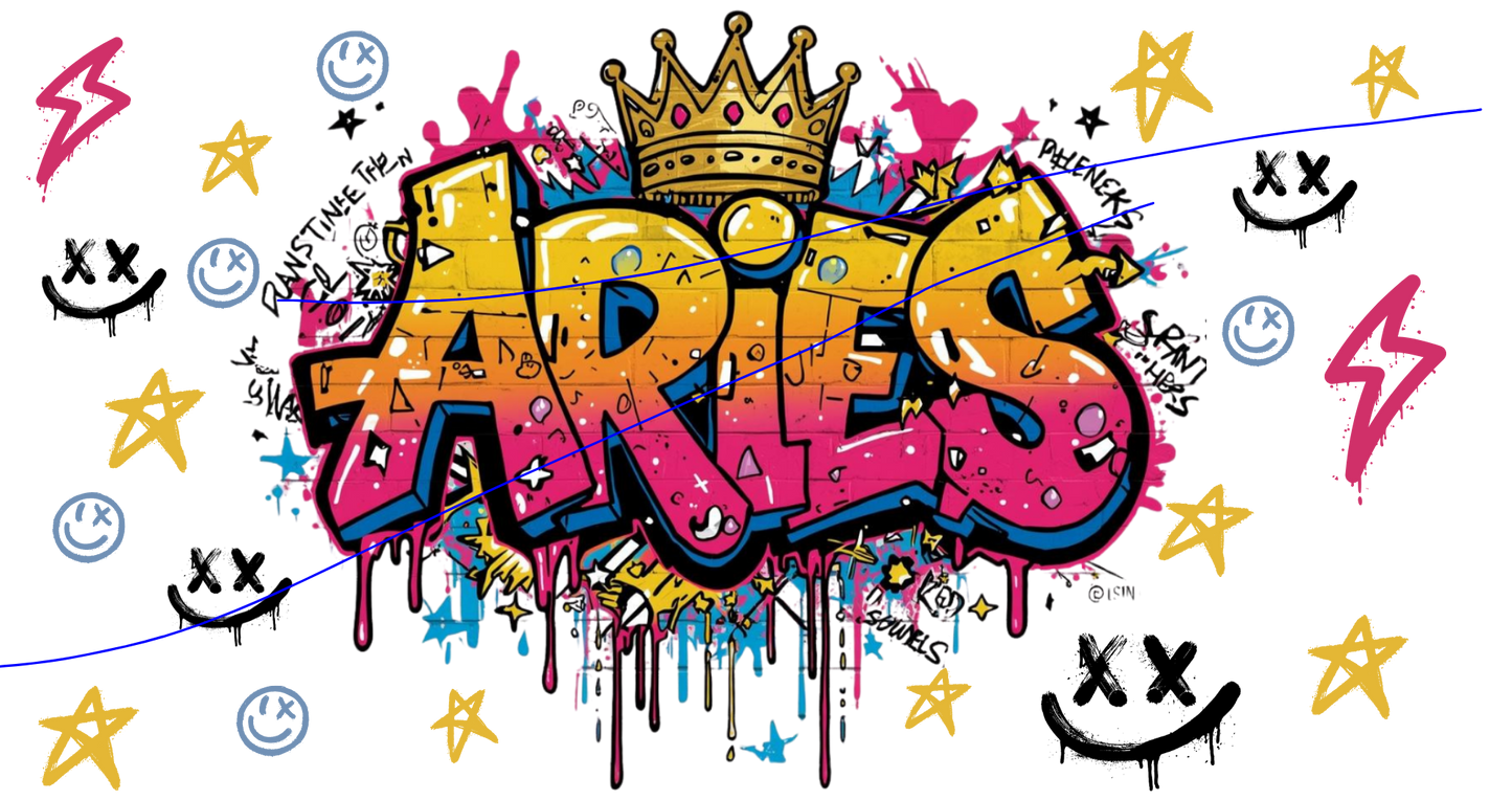Zodiac Graffiti Drip